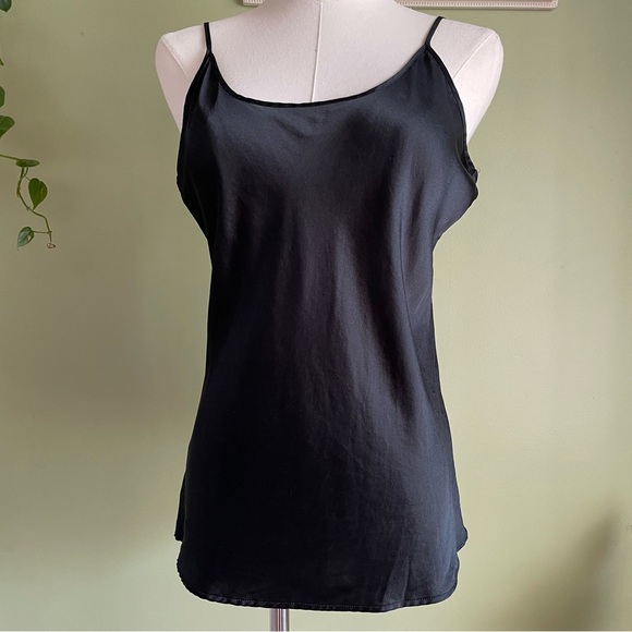 Black Silk Slip Camisole Fisher Finery - Picture 2 of 6